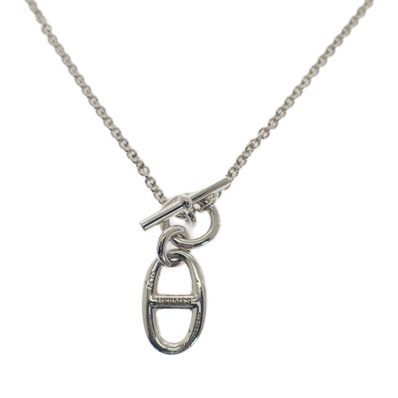 エルメス HERMES アミュレットシェーヌダンクル H104141B-00 ネックレス シルバー925 レディース 人気 ギフト【中古】【Aランク】