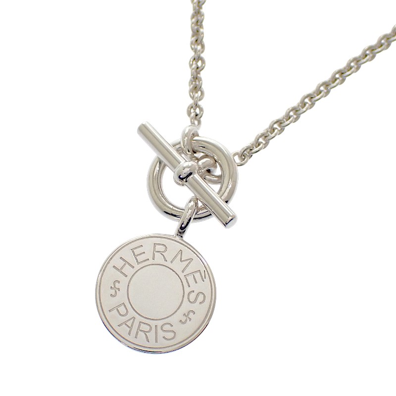 エルメス HERMES アミュレット エクスリブリス H104143B ネックレス 保存箱付属 シルバー925 レディース ユニセックス【中古】【Aランク】｜ISEYA ONLINE 店