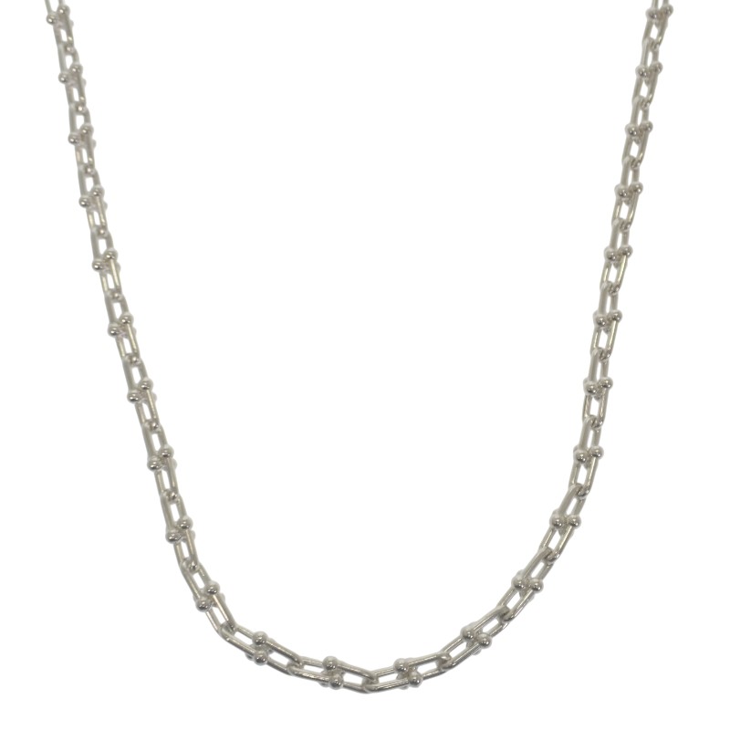 ティファニー TIFFANY&Co. ハードウェア スモールラップ ネックレス 60153372 36インチ ペンダント Ag925 シルバー925 銀 ロングネックレス 定番 シンプル 人気 レディース メンズ ユニセックス【中古】【ABランク】｜ISEYA ONLINE 店