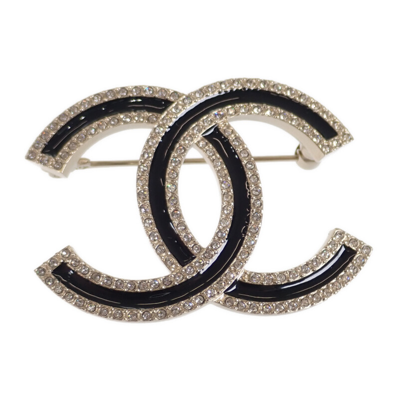 シャネル CHANEL ココマーク ブローチ メタル クリスタル ゴールド ブラック レディース【中古】【Aランク】｜ISEYA ONLINE 店 58,080円