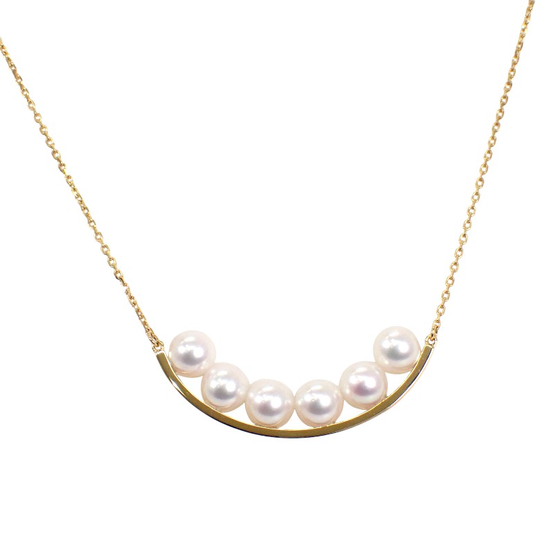 タサキ TASAKI バランス プラス ロング P-15205-18KYG ネックレス 刻印あり 18金 K18YG イエローゴールド パール レディース ギフト 人気 JAPAN BRAND【中古】【Aランク】｜ISEYA ONLINE 店
