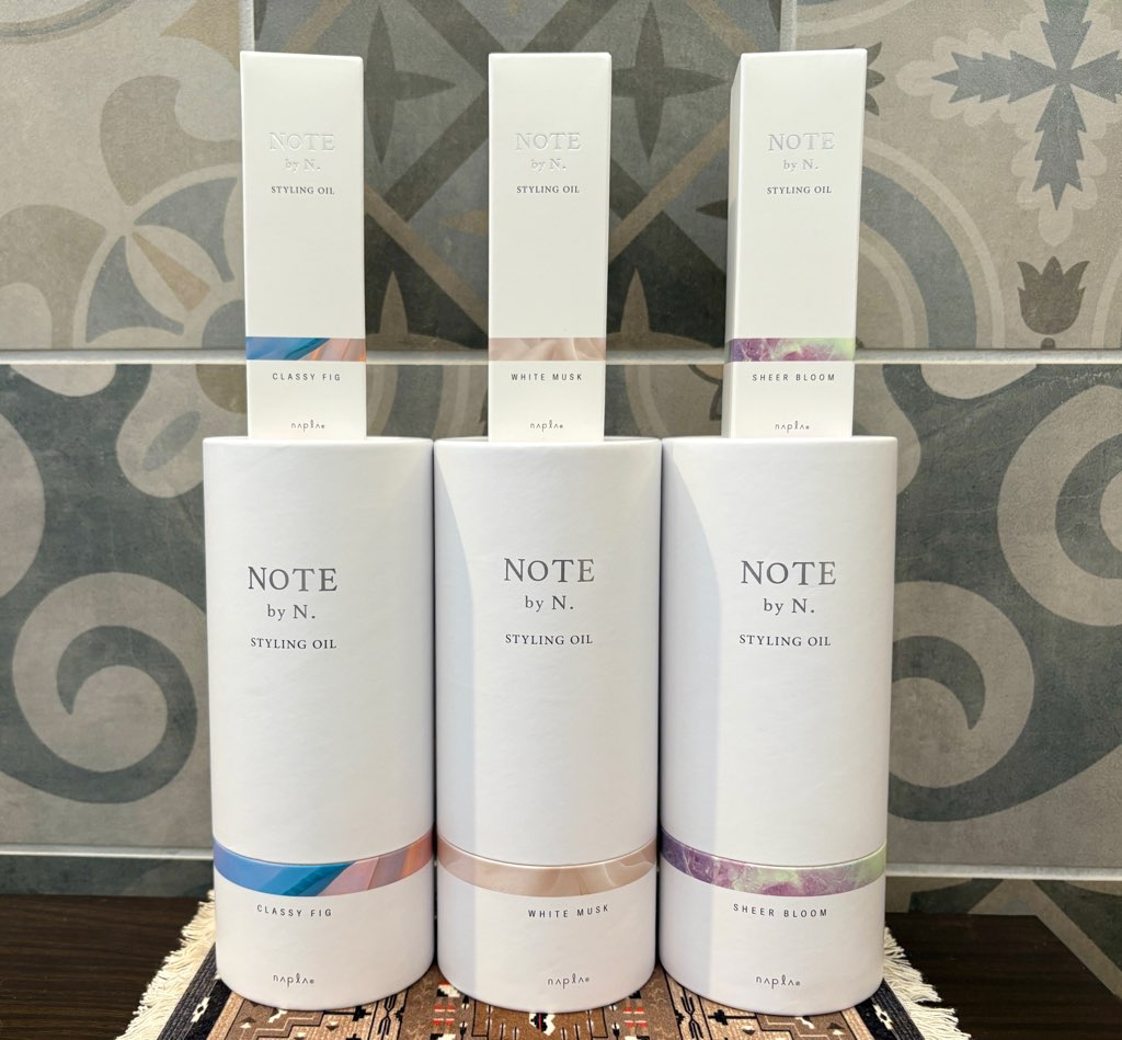 未開封☆NOTE by N. ヘアオイル 100ml 各種3本 NOTE by N. 100mL NOTE