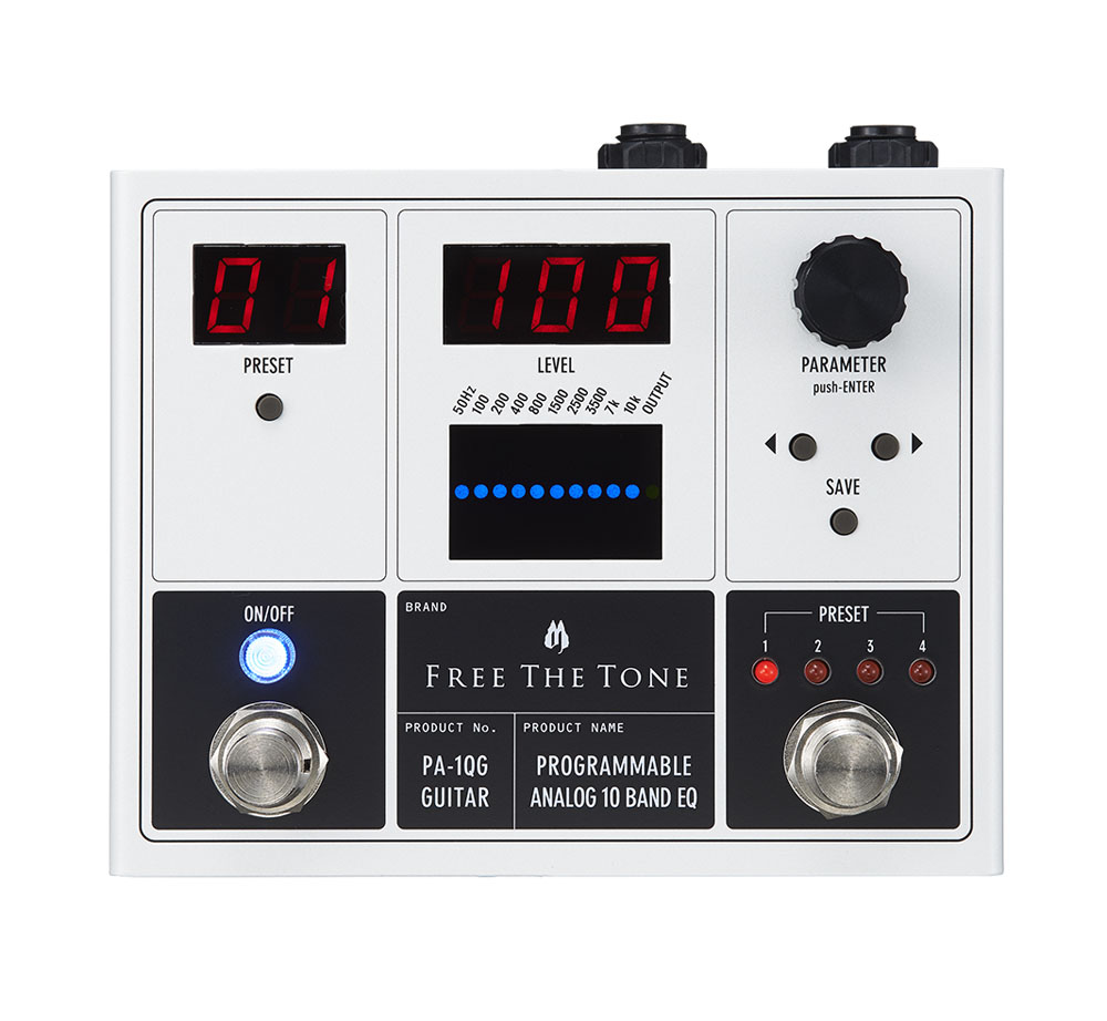 FREE THE TONE / PA-1QG PROGRAMMABLE ANALOG 10 BAND EQ ギター用イコライザー 【新宿店】