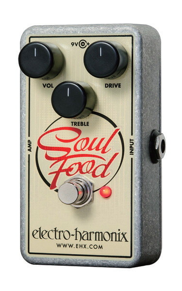《セール品》electro-harmonix / Soul Food Distortion/Fuzz/Overdrive ファズ ディストーション オーバードライブ 【国内正規品】