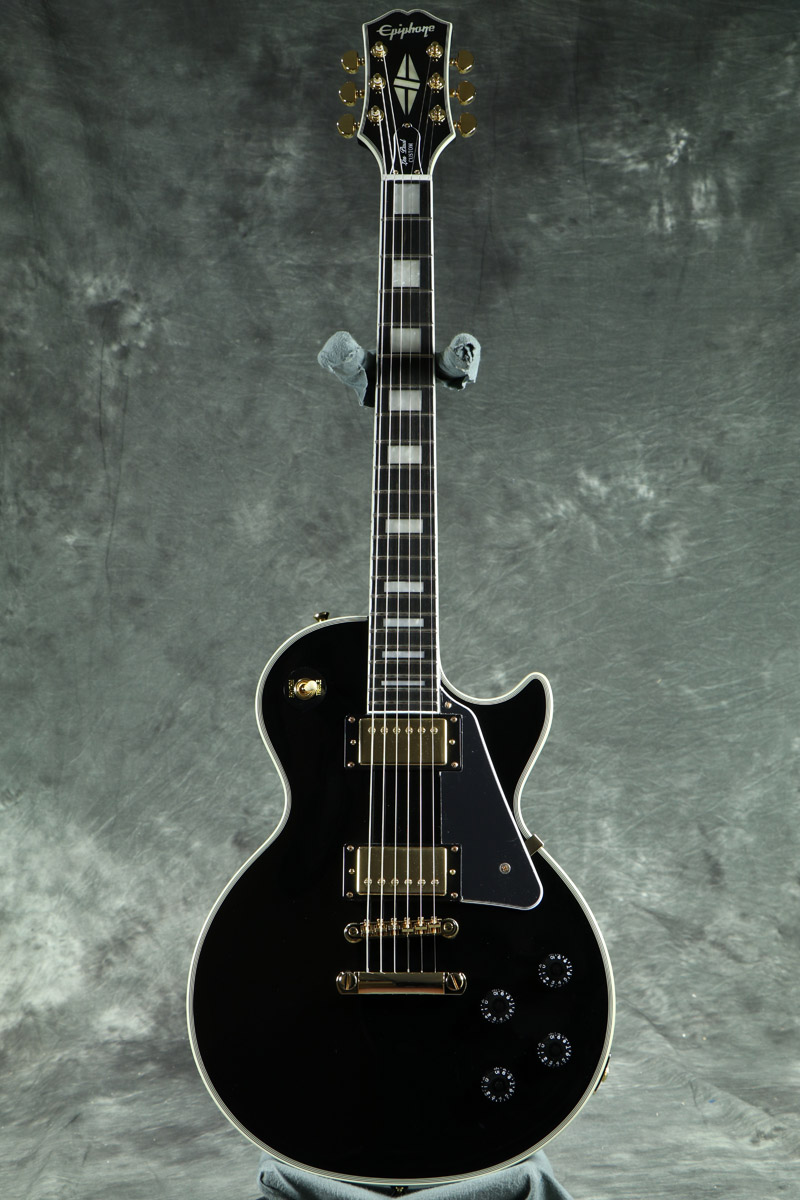 国際ブランド Epiphone Inspired By Gibson Les Paul Custom Ebony エレキギター レスポール カスタム 福岡パルコ店 イシバシ楽器 17shopsw 正規店仕入れの E Compostela Gob Mx