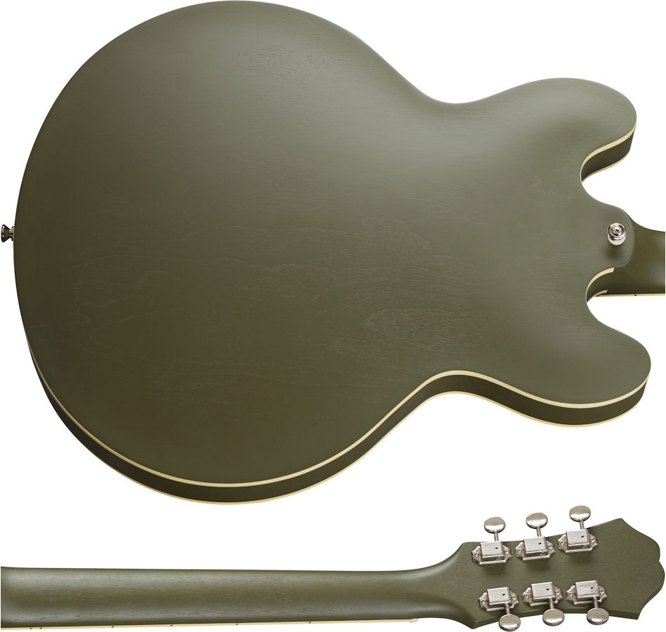 Epiphone Casino Worn Olive カジノ Drab) エレキギター WOD (Worn