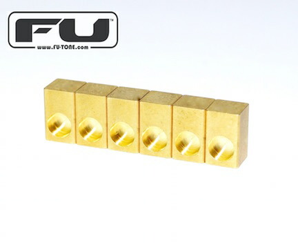 FU-TONE / Naval Brass String Lock Insert Set 6個セット 【フロイドローズ・アップグレード・パーツ】【お取り寄せ商品】【渋谷店】
