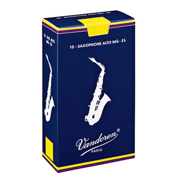 Vandoren / アルトサックス リード 青箱 10枚入 トラディショナル 2 1/2 (ノナカ正規品) 【横浜店】