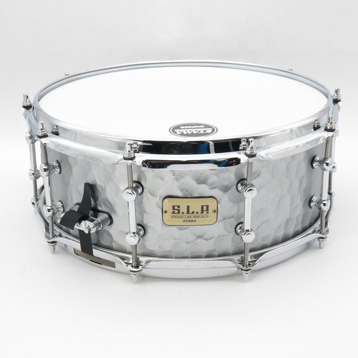 ベルギー製 Pearl Hammered Steel Snare 14 5 スネア ドラム - 通販