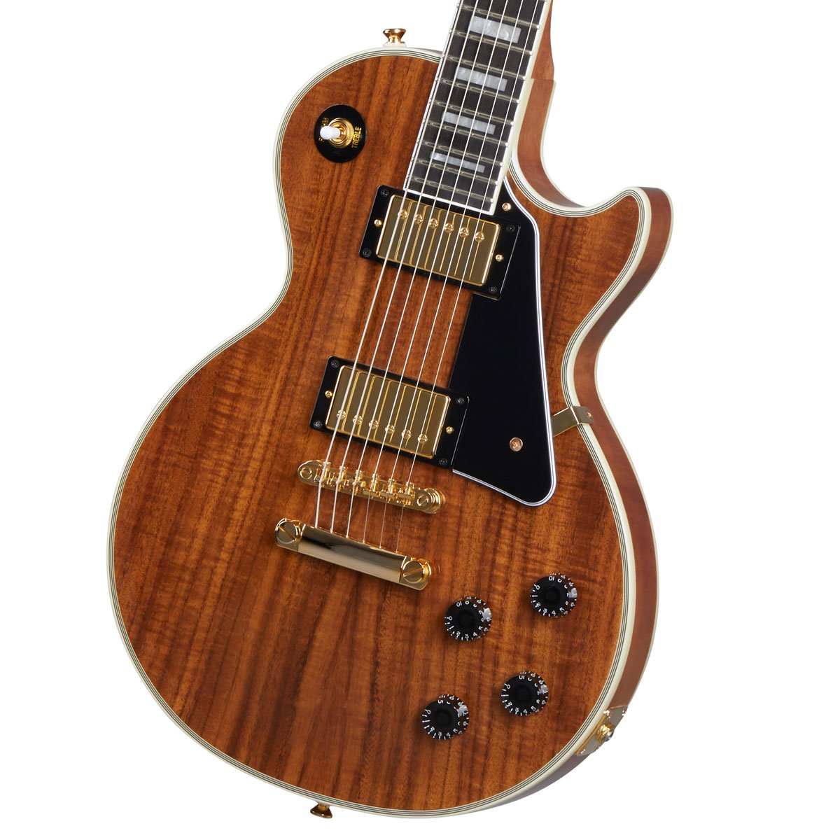 年間定番 epiphone Inspired by Gibson Les Paul Custom Koa Natural