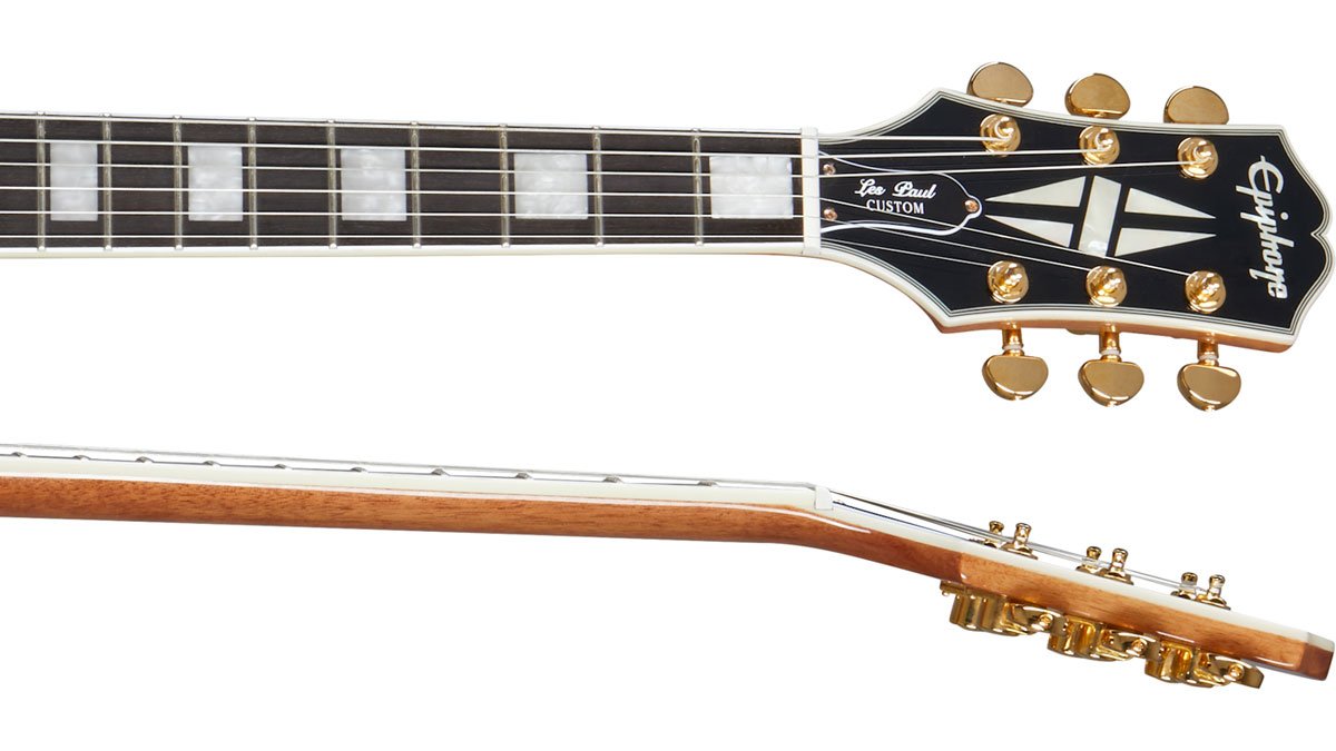 年間定番 epiphone Inspired by Gibson Les Paul Custom Koa Natural