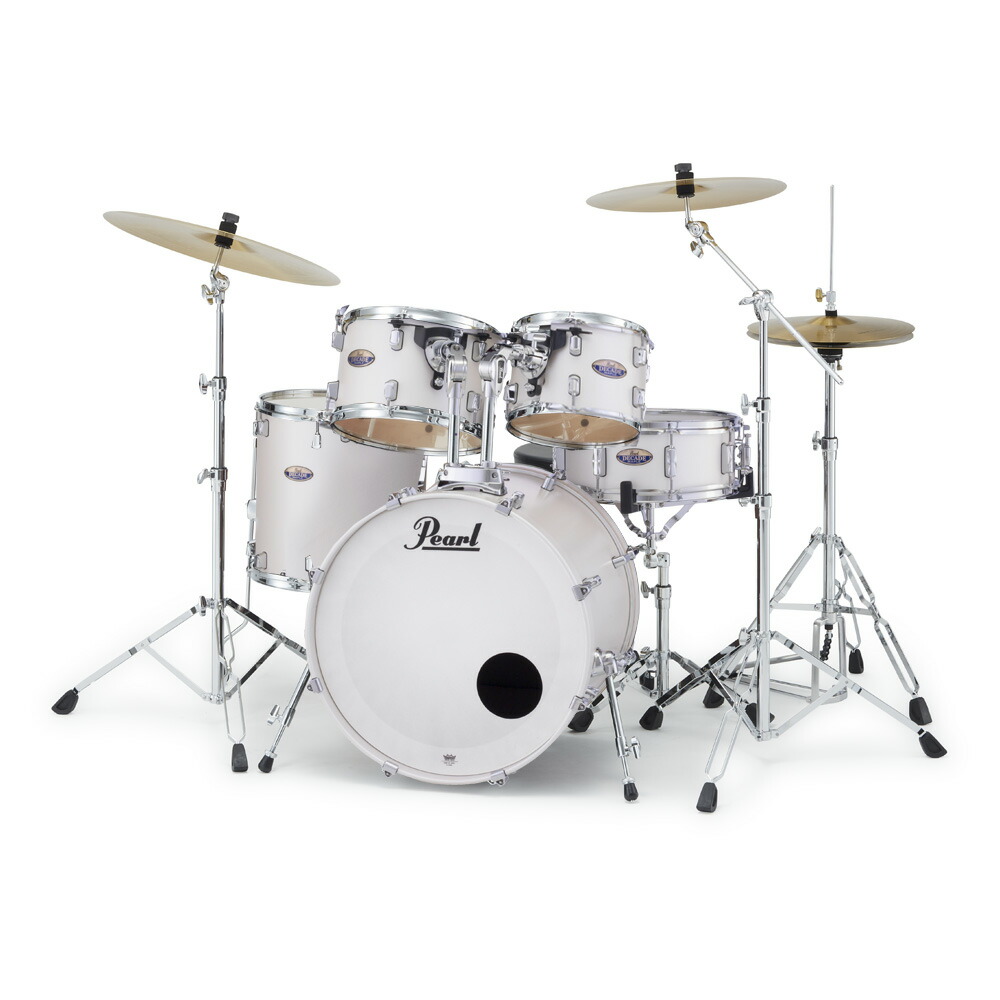 円高還元 Pearl DMP825S CN 229 White Satin DECADE MAPLE シンバル付きドラムセット スタンダードサイズ  fucoa.cl