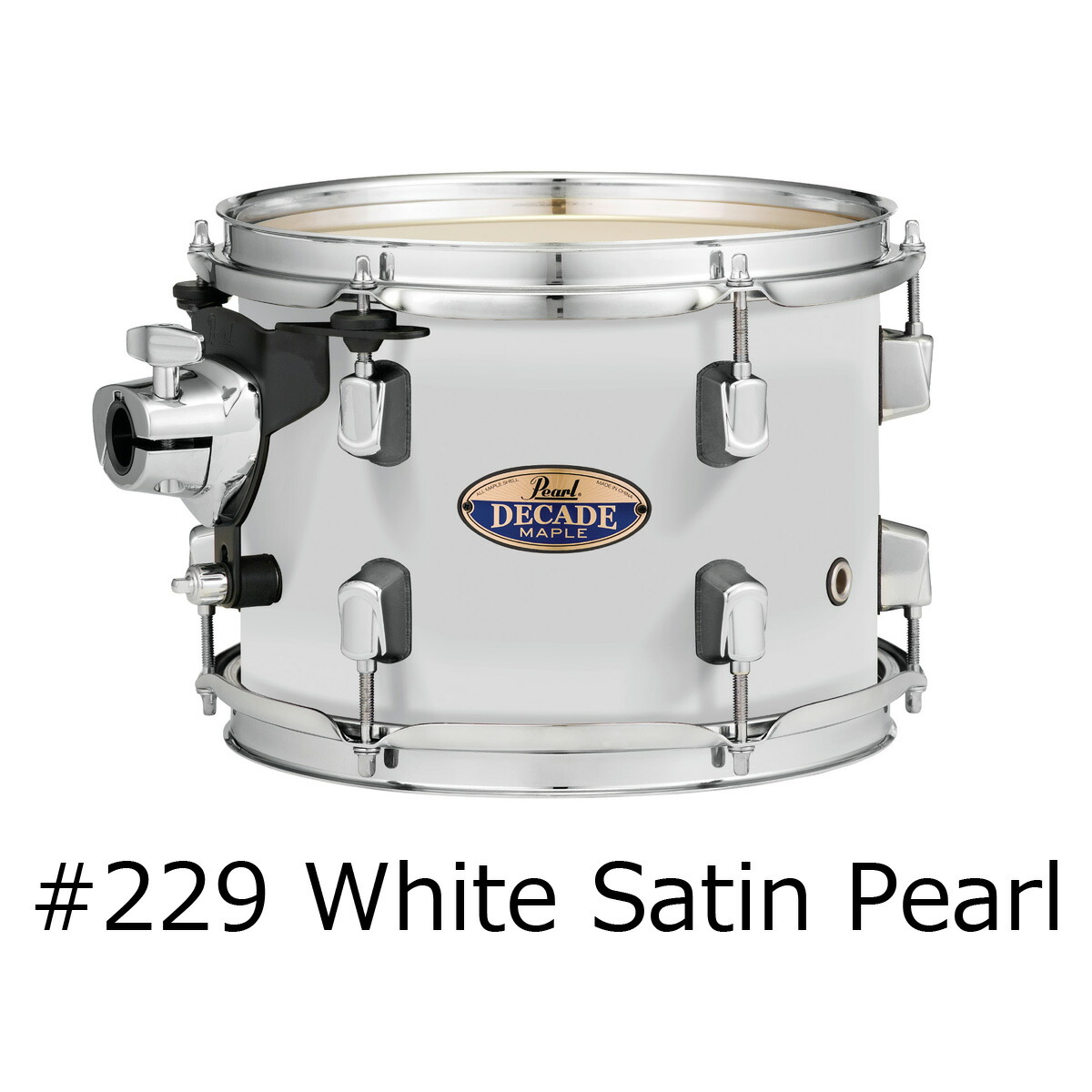 円高還元 Pearl DMP825S CN 229 White Satin DECADE MAPLE シンバル付きドラムセット スタンダードサイズ  fucoa.cl