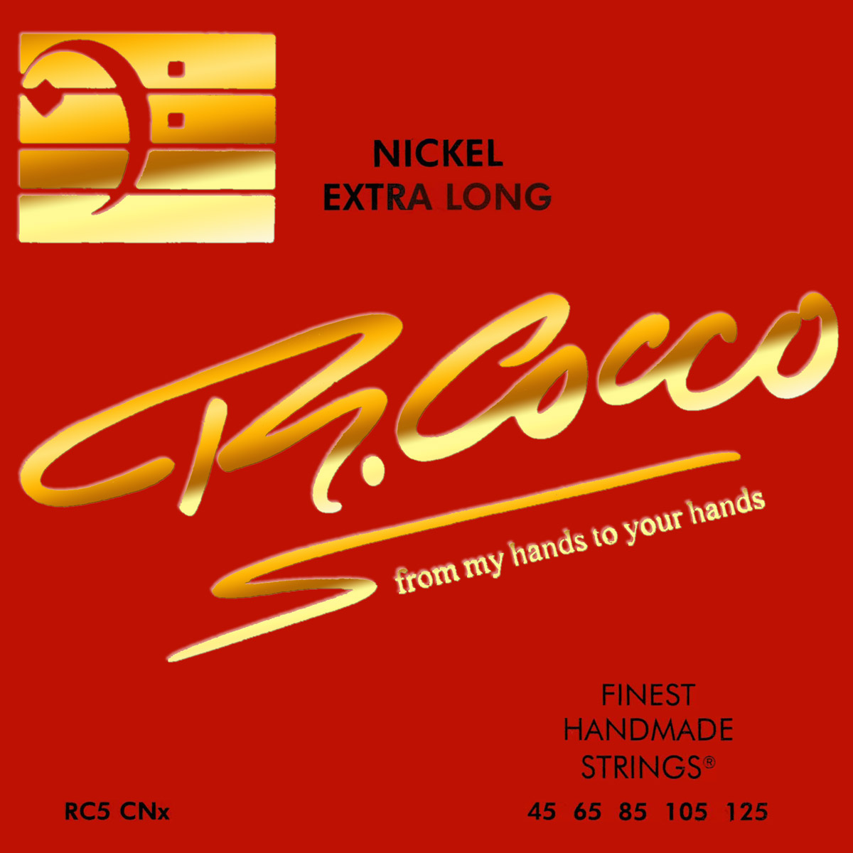 Richard Cocco / RC5CXN 45-125 Nickel Extra Long Scale 5弦ベース弦 リチャードココ