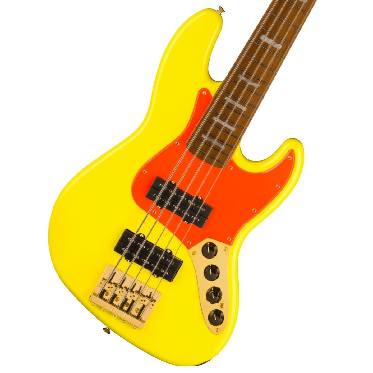 半額品 Fender MonoNeon Jazz Bass V Maple Fingerboard Neon Yellow