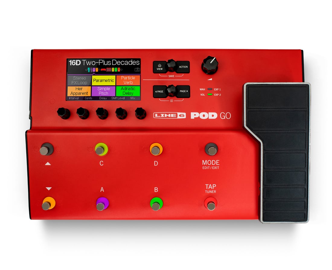 ラッピング ※ LINE6 POD Go Limited Edition Red ライン6 ライン