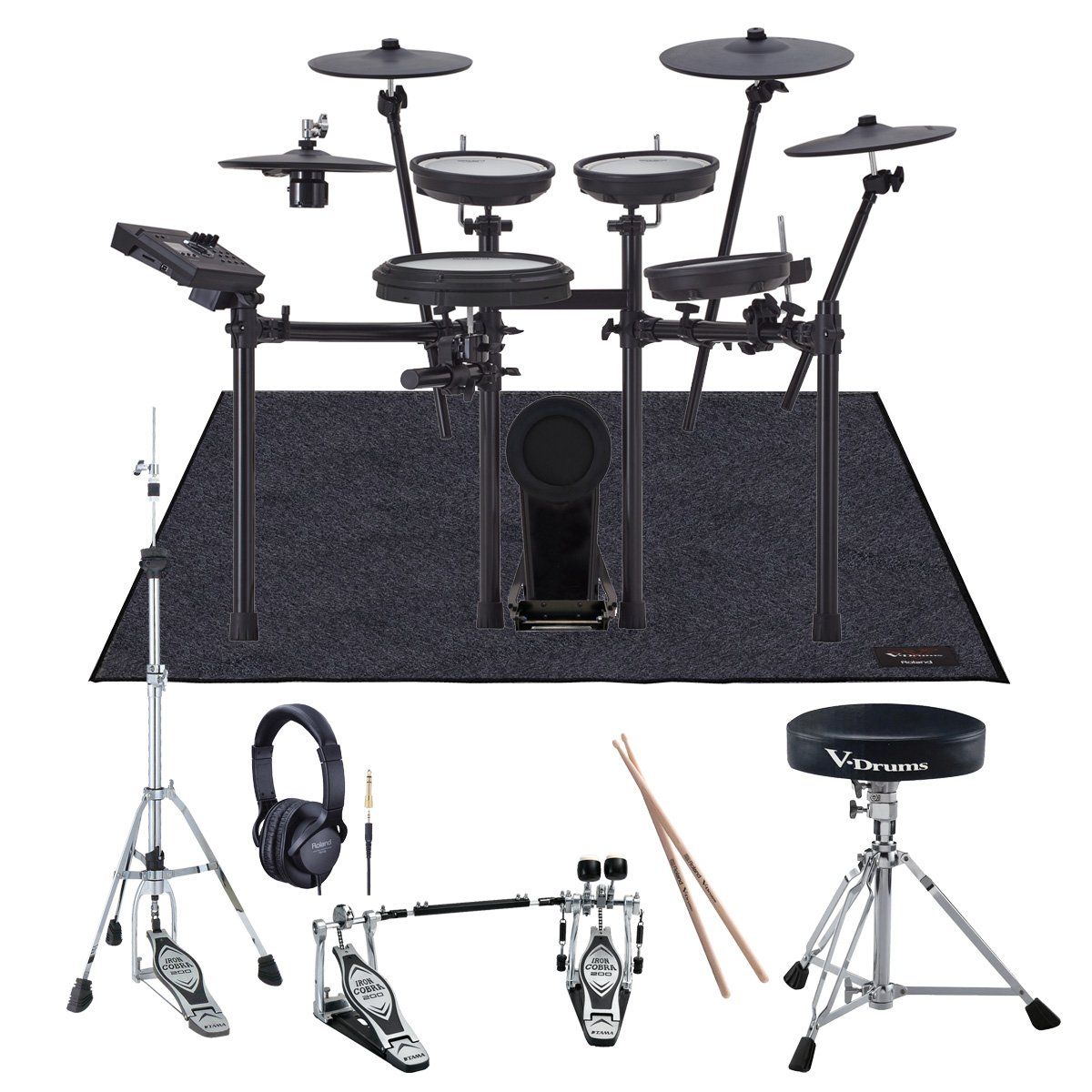 V-Drums TD-17K-L-S (追加パーツ、スローン、ドラムマット付き)-