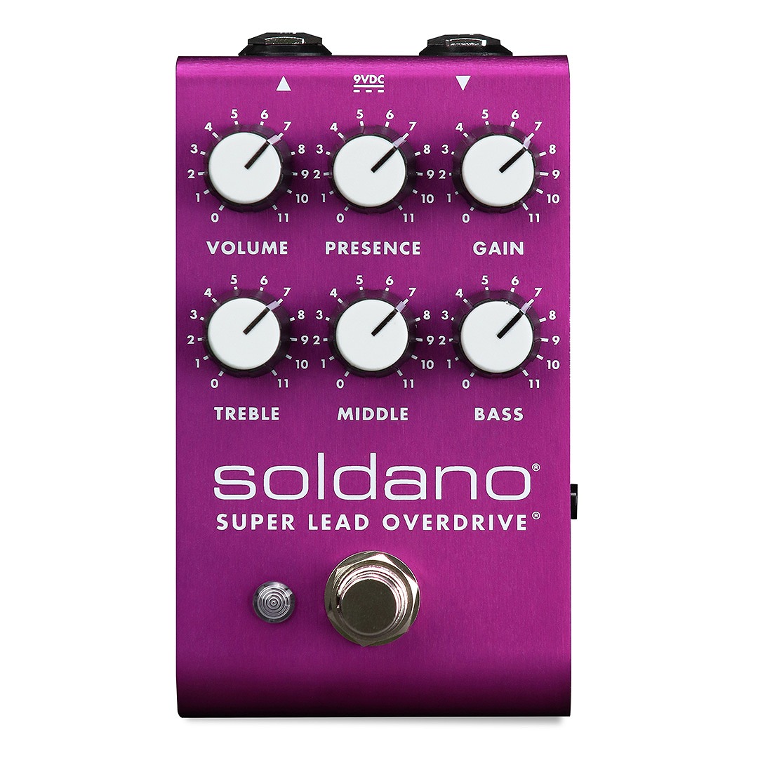 新しいコレクション Soldano SLO Pedal Purple Anodized Super Lead