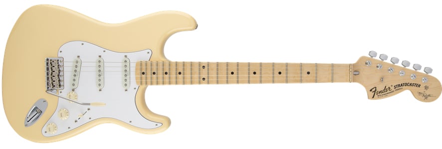 《特典付き》 Fender / Yngwie Malmsteen Signature Stratocaster Vintage White Maple Scalloped Fingerboard 【American Artist Series】【池袋店】 イングヴェイ・マルムスティーン フェンダー エレキギター ストラトキャスター スキャロップドメイプル指板｜イシバシ楽器 17Shops