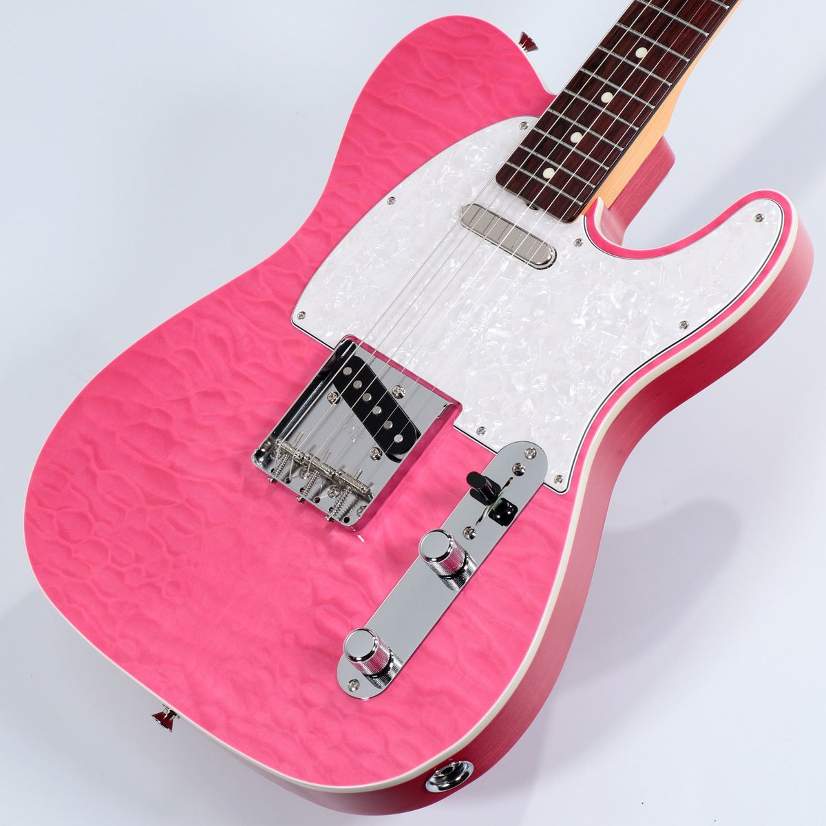 Fender / ISHIBASHI FSR MIJ Traditional 60s Custom Telecaster Quilted Maple Top Ash Back Translucent Pink フェンダー【御茶ノ水本店】【YRK】