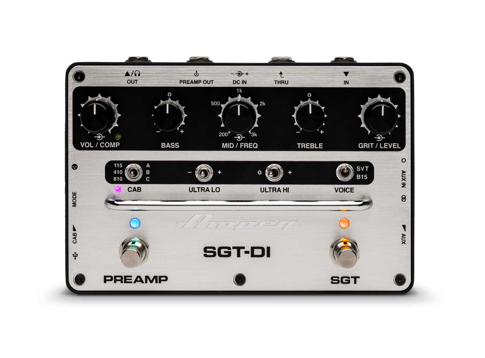 《セール品》【新製品】 Ampeg / SGT-DI Bass Preamp Pedal/DI ベースプリアンプ アンペグ 【渋谷店】｜イシバシ楽器 17Shops