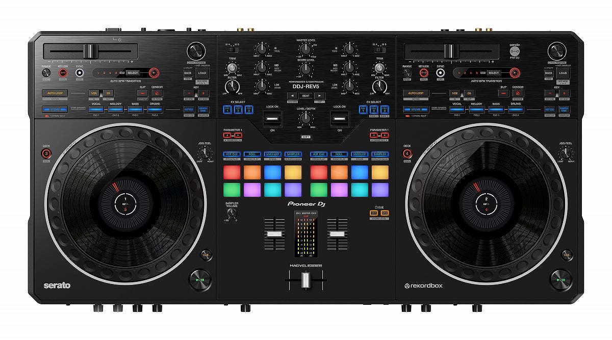Pioneer DJ / DDJ-REV5 スクラッチスタイル 2ch パフォーマンスDJコントローラー パイオニア【渋谷店】