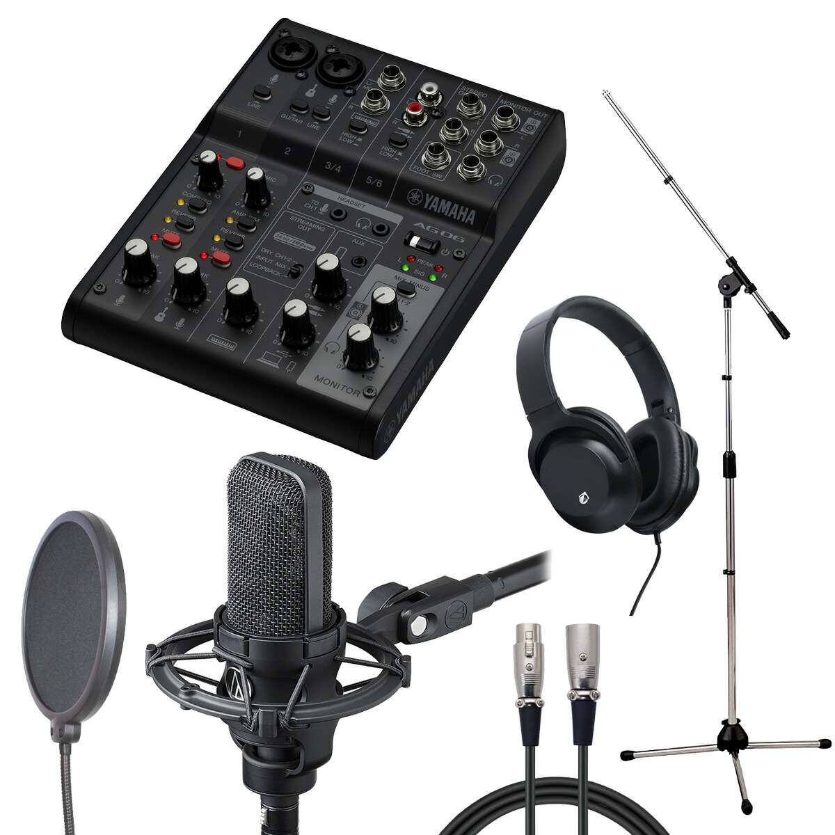 楽天市場】YAMAHA / AG03 MK2 WH × audio-technica AT2035