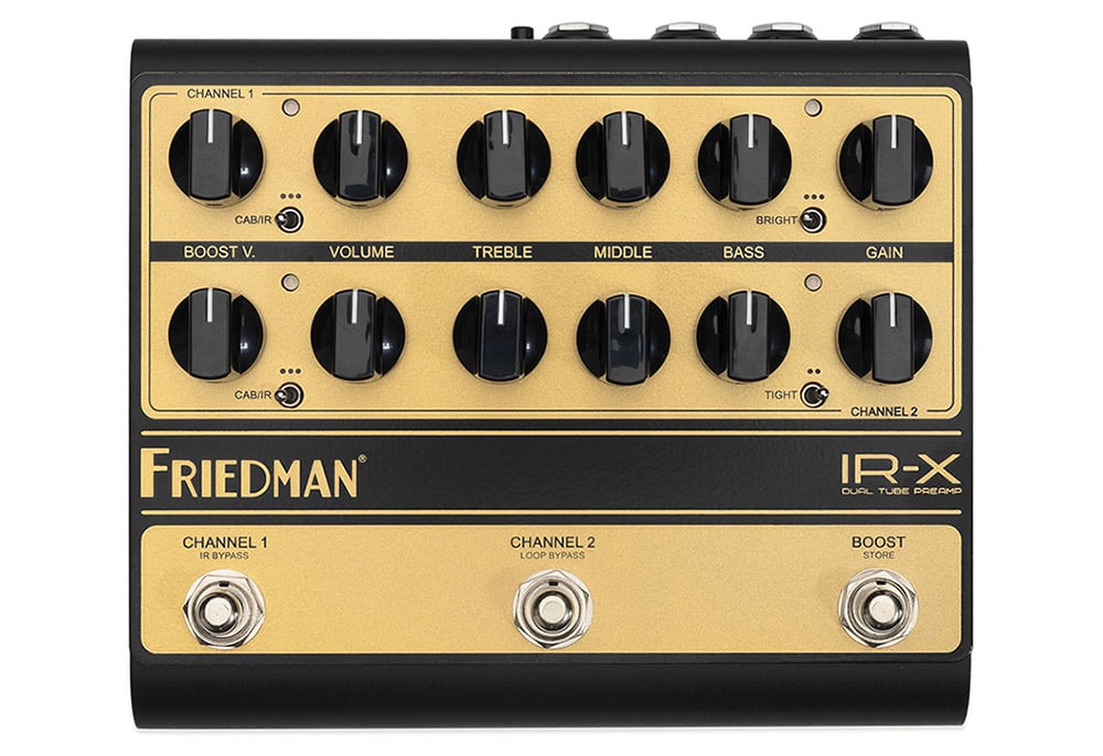 楽天市場】Friedman / IR-X Dual Tube Preamp フリードマン プリアンプ