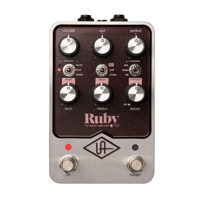《セール品》Universal Audio / UAFX Ruby '63 Top Boost Amplifier ルビー【名古屋栄店】｜イシバシ楽器 17Shops