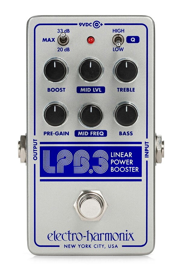 《セール品》electro-harmonix / LPB-3 LINEAR POWER BOOSTER & EQ【新宿店】