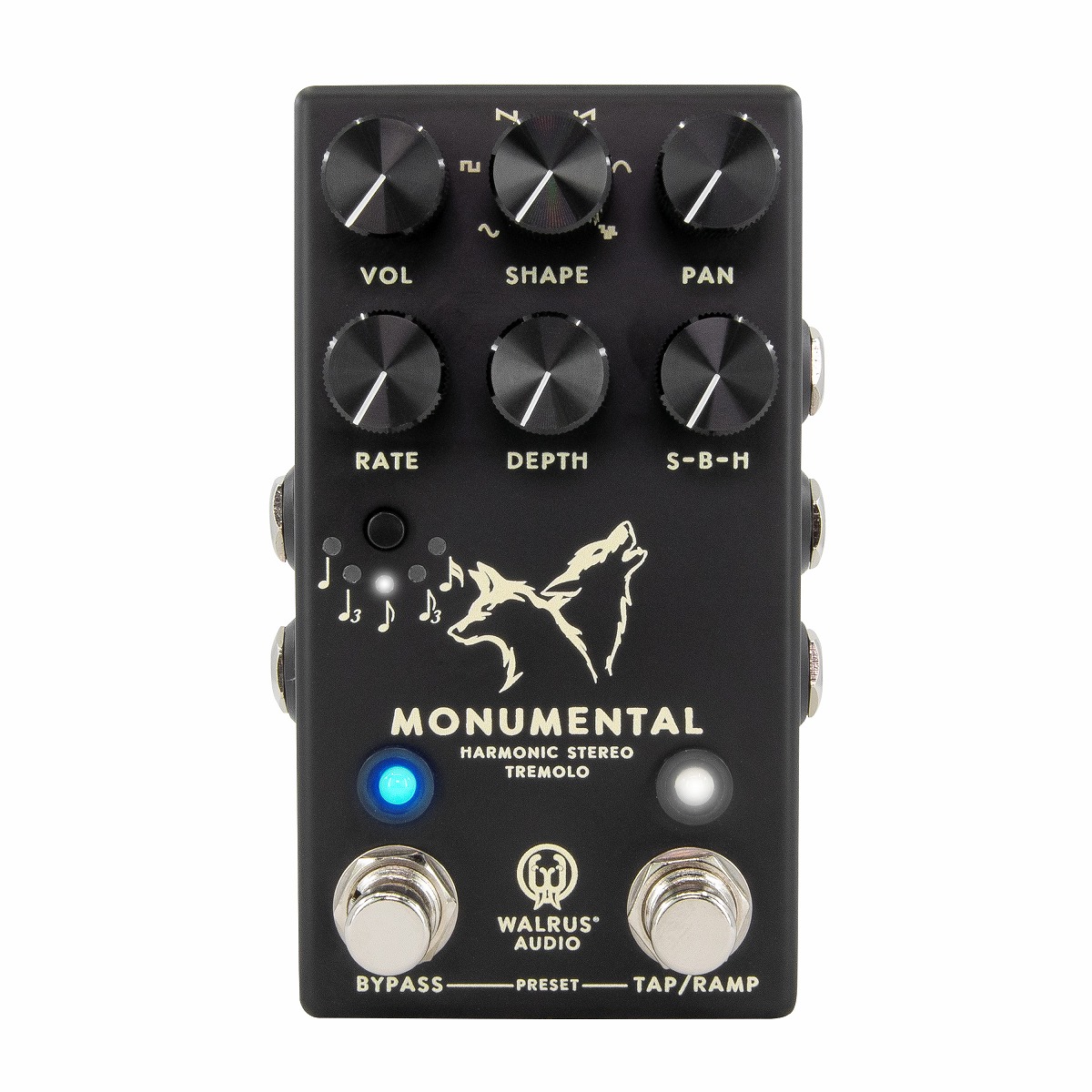 《セール品》Walrus Audio / Monumental Harmonic Stereo Tremolo WAL-MONUME #BK BLACK トレモロ【新宿店】