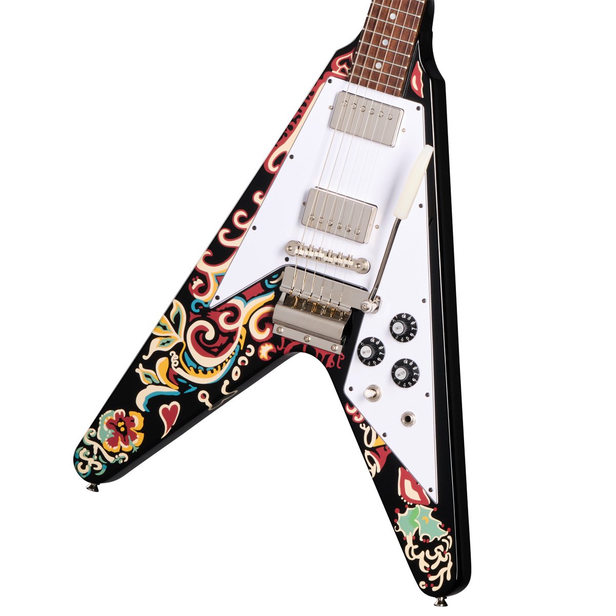 ジミヘン　フライングV ニコニコ雑記] Gibson Custom Shop Jimi Hendrix Psychedelic