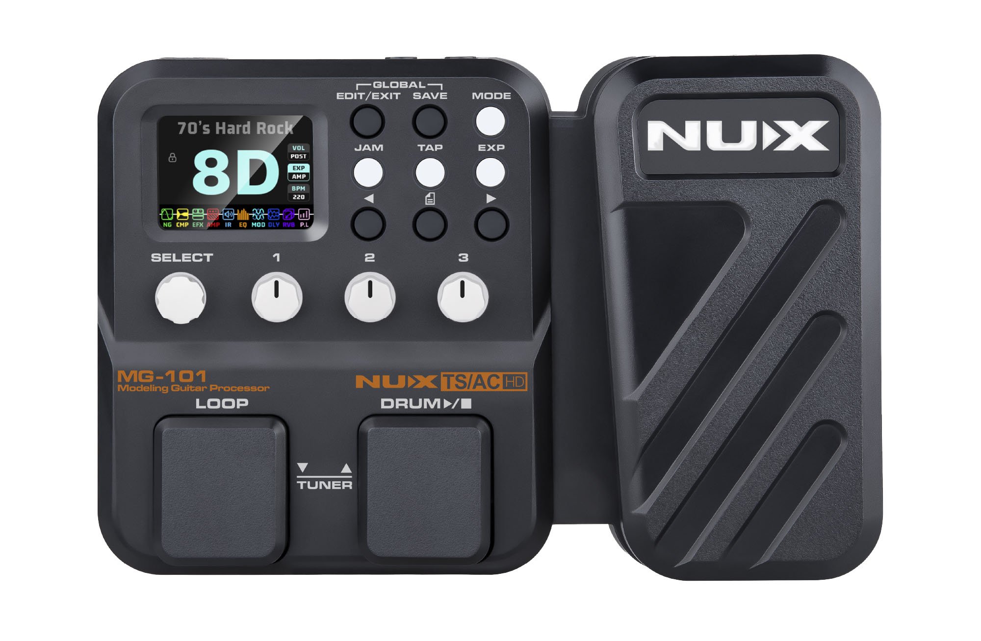 《セール品》NUX / MG-101 Modeling Guitar Processor マルチエフェクター ニューエックス