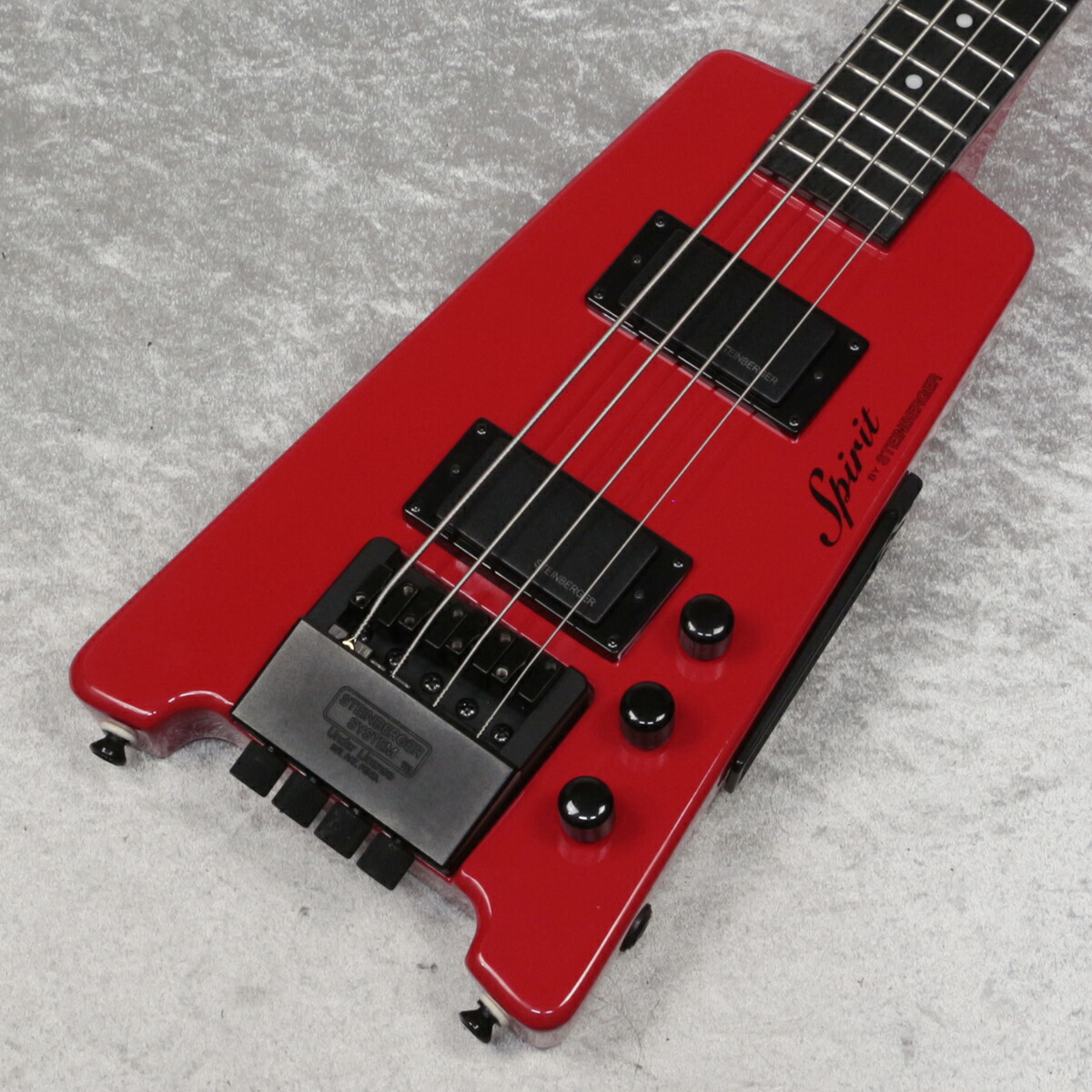 Spirit Steinberger エレキベース レッド 専用ケース付き Steinberger SPIRIT GT-PRO Deluxe Hot Rod Red エレキギター