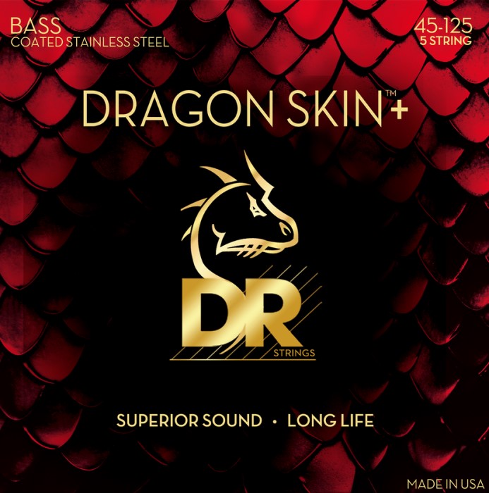 DR / DBS5-45 DRAGON SKIN＋Stainless for Bass 45-125 5弦用