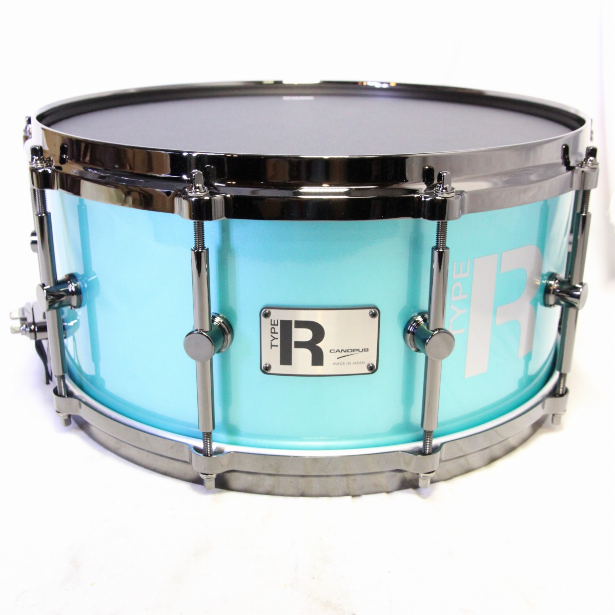 CANOPUS / MTR-1465DH Turquoise Metallic 14x6.5 Type-R BULLET Maple 10ply Snare Drum【取り寄せ商品】｜イシバシ楽器 17Shops