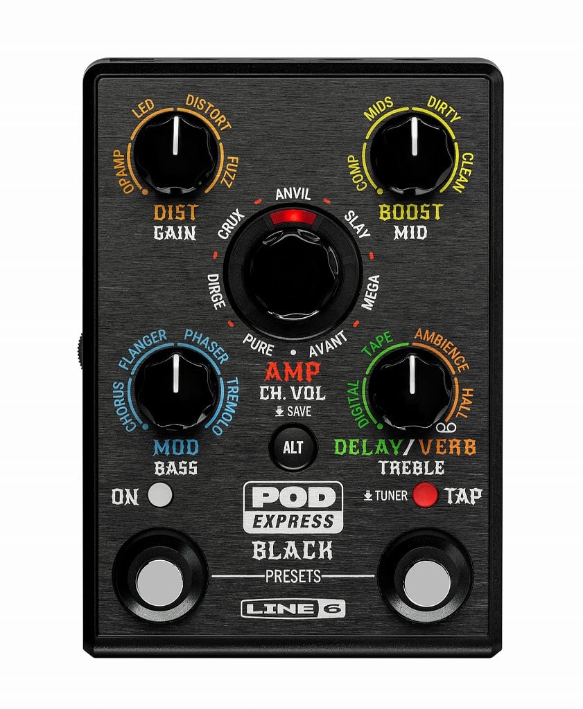 《セール品》Line6 / POD Express Black ライン6 マルチエフェクター ハイゲイン・サウンド【名古屋栄店】