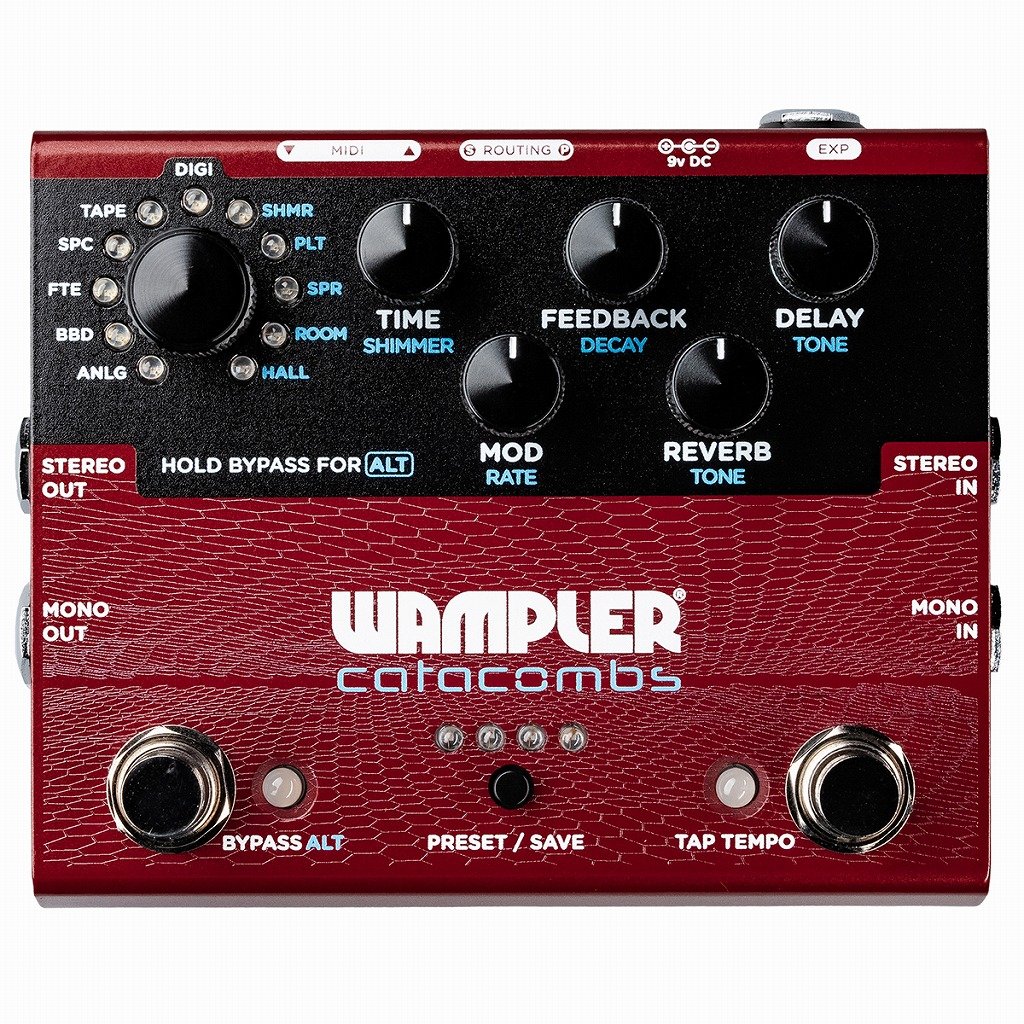 《セール品》Wampler Pedals / Catacombs ディレイ リバーブ ワンプラーペダル