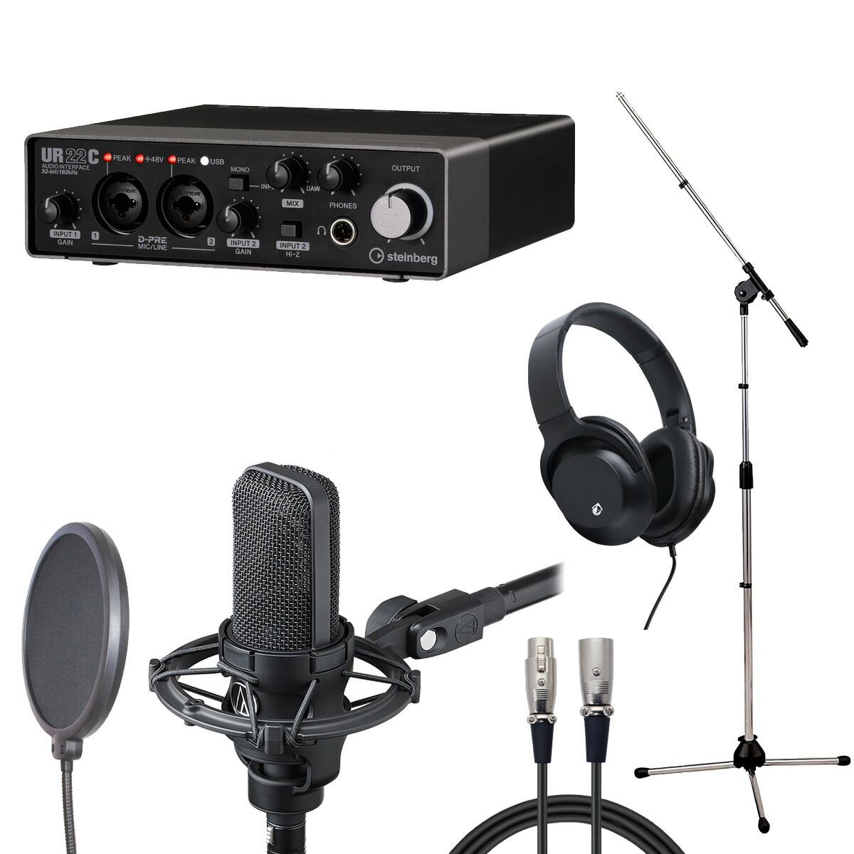 楽天市場】YAMAHA / AG03 MK2 WH × audio-technica AT4040