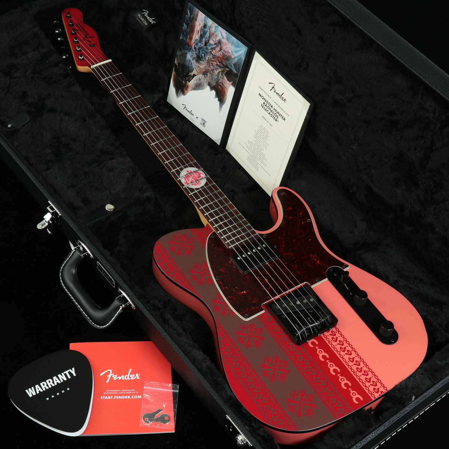 ［アウトレット］《値下げ》Fender / Monster Hunter Rathalos Telecaster Rosewood Fingerboard Rathalos Red [3.46kg]【S/N 407】【池袋店】【店頭未展示品】｜イシバシ楽器 17Shops
