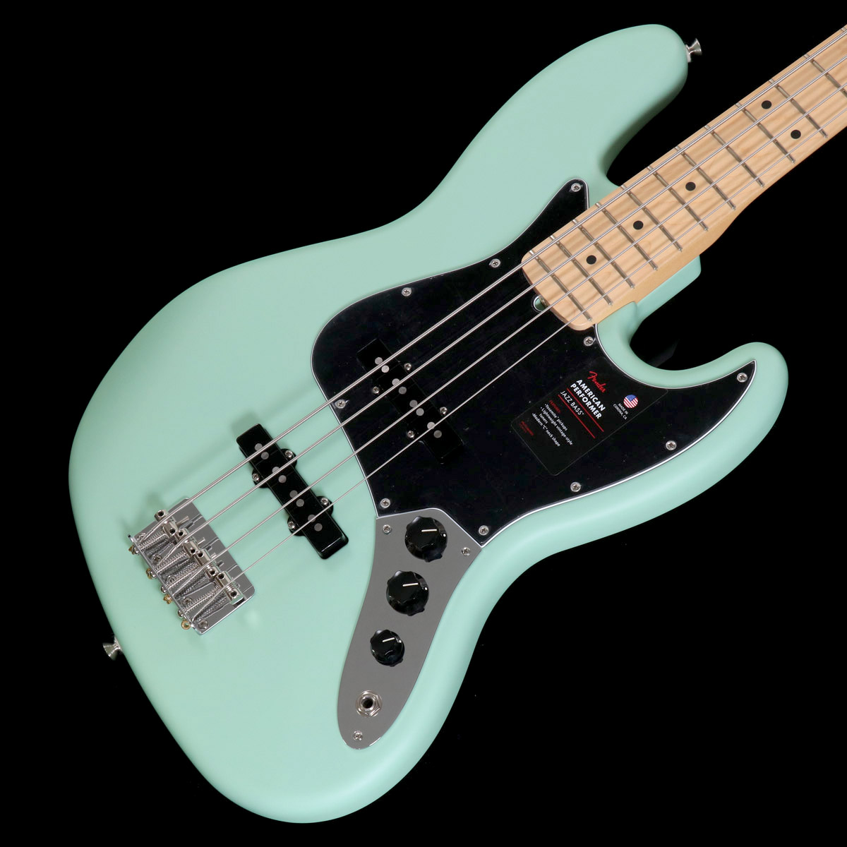 Fender USA / American Performer Jazz Bass Maple Satin Surf Green [重量:4.08kg] フェンダー ジャズベース エレキベース 【S/N:US24004496】【池袋店】【12/13 値下げ！展示入れ替えセール！】【YRK】