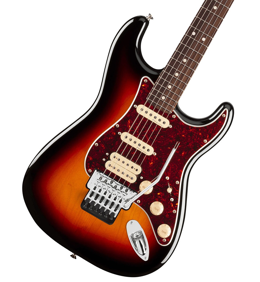 し*で様 メタリックレッド ストラトタイプ エレキギター　フロイドローズ　訳あり Fender】Made in Japanより、フロイドローズ搭載の限定ストラト