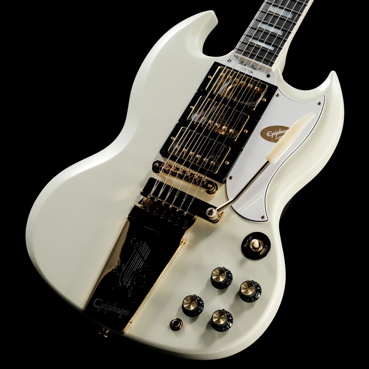 Epiphone レスポールSG ホワイト　エレキギター　ハードケース付き Epiphone レスポールSG ホワイト エレキギター ハードケース付き