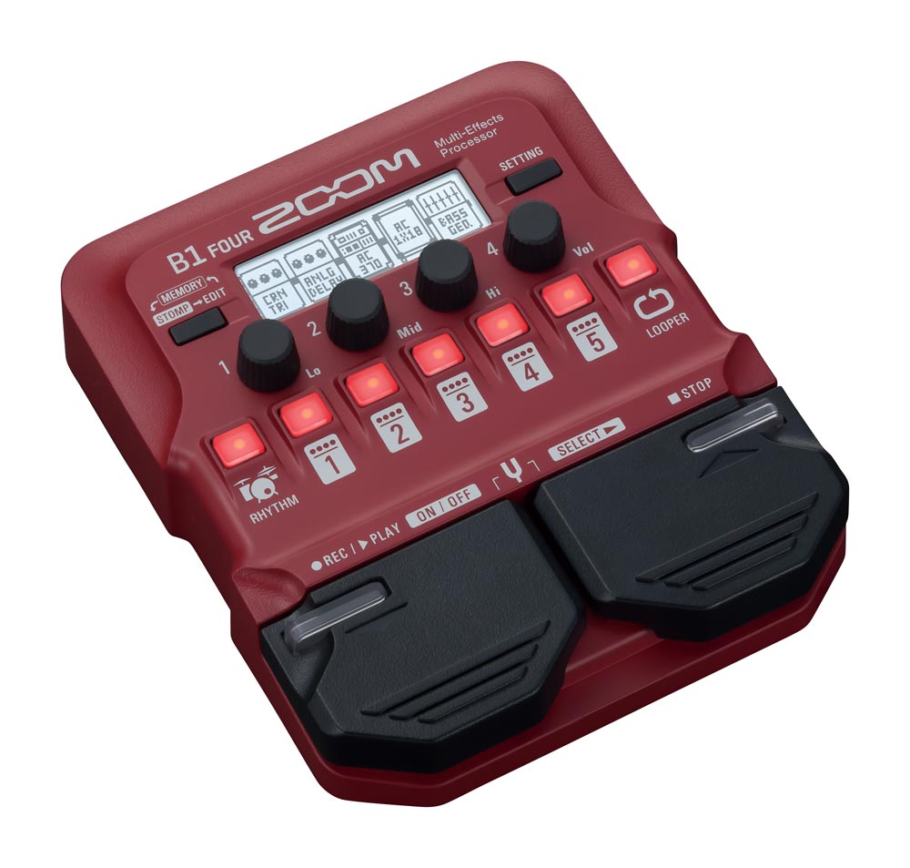 ZOOM / B1 FOUR Bass Multi-Effects Processor ベース用 電池駆動可能 リズム/ルーパー機能搭載 【新宿店】|イシバシ楽器 17Shops