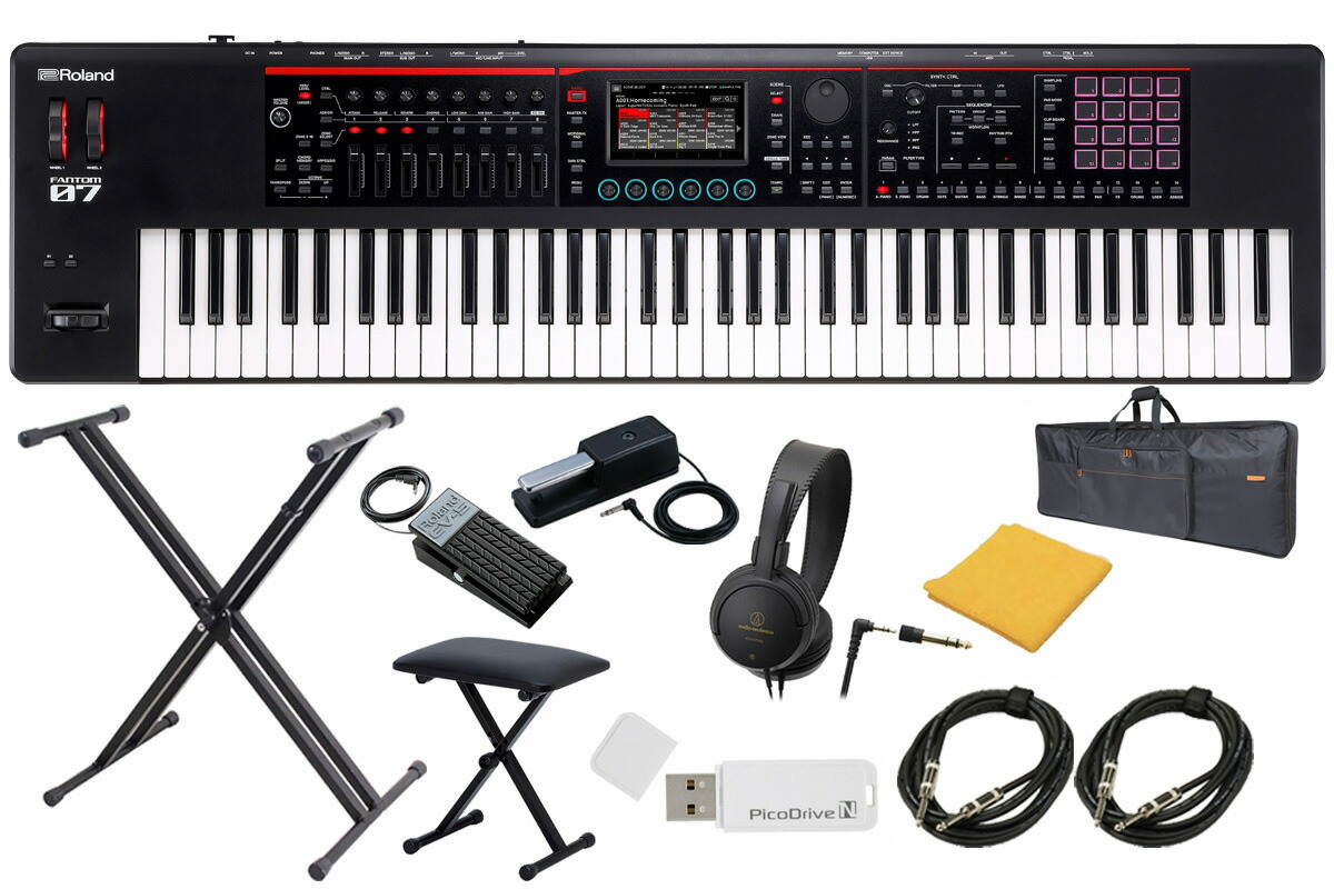 楽天市場】【中古】Roland ローランド シンセサイザー FANTOM X7