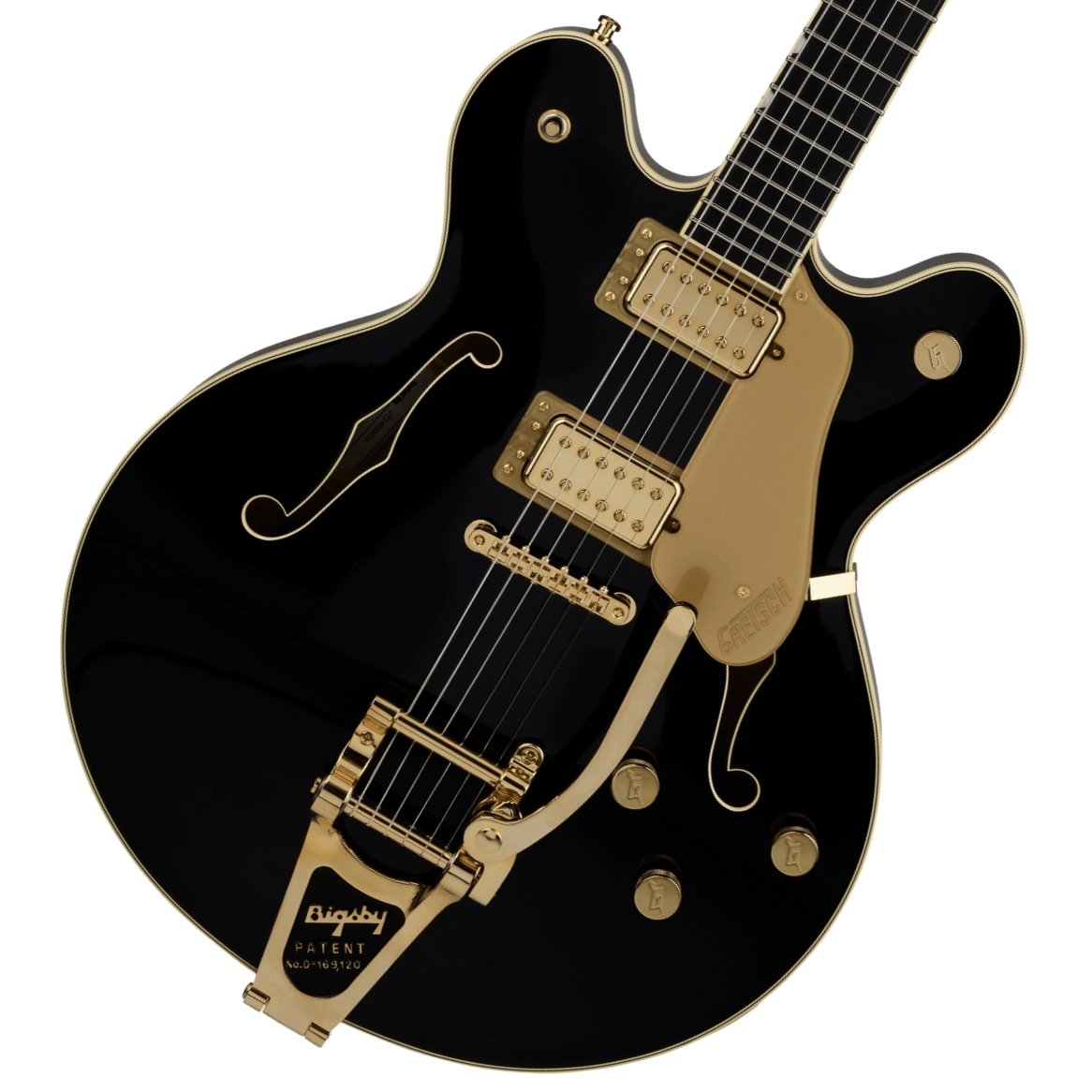 Gretsch / Broadkaster LX Center Block with String-Thru Bigsby and Gold Hardware Ebony Fingerboard Black グレッチ【新宿店】
