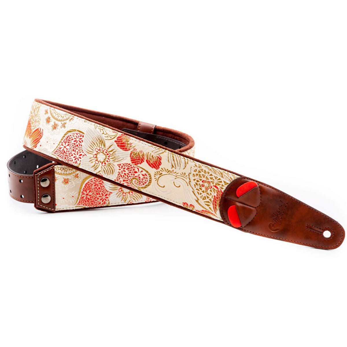 RightON!STRAPS / HOKKAIDO Beige ライトオン ギターストラップ 【福岡店】