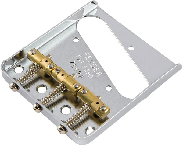 Fender / 3-Saddle American Vintage "Hot Rod" Telecaster Bridge Assembly with Compensated Brass Saddles Nickel｜イシバシ楽器 17Shops