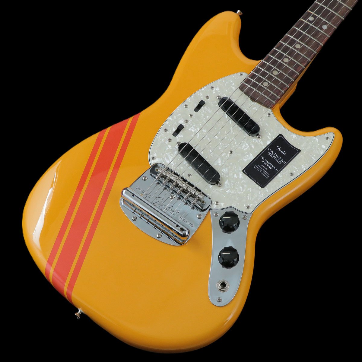 Fender Mustang エレキギター オレンジ Fender '69 Mustang - コンペティション オレンジ - ハイパー