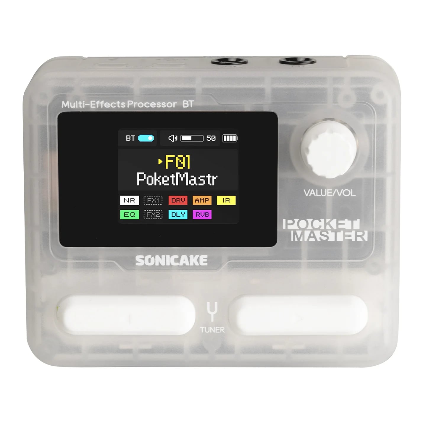Sonicake / Pocket Master TWH スケルトンホワイト ポケットマスター マルチエフェクター ソニケーキ 【国内正規品】